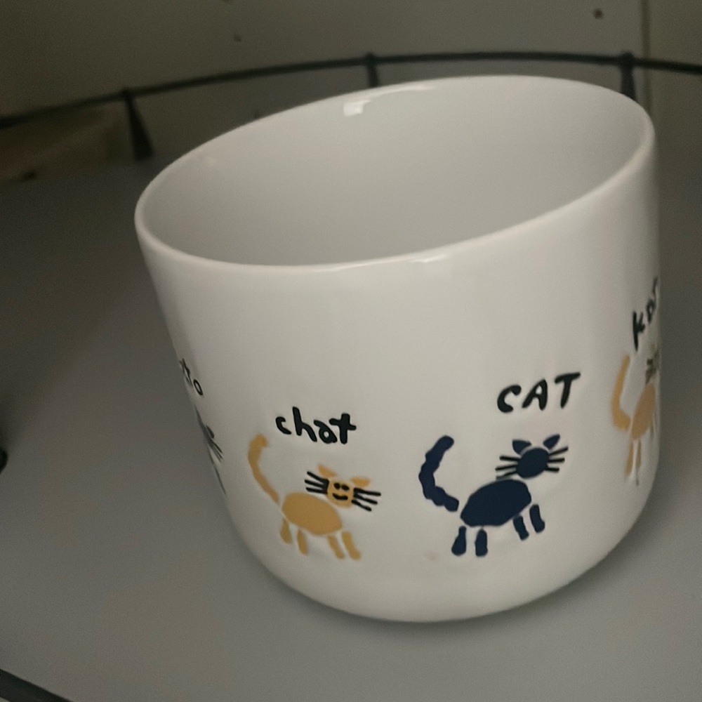 Waechtersbach Cat Jar Lid Treat Canister Cookie